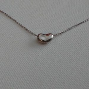 Tiffany & Co Elsa Peretti Bean Pendant Necklace